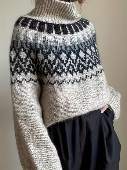 Emma - Vintage Loszittende Trui