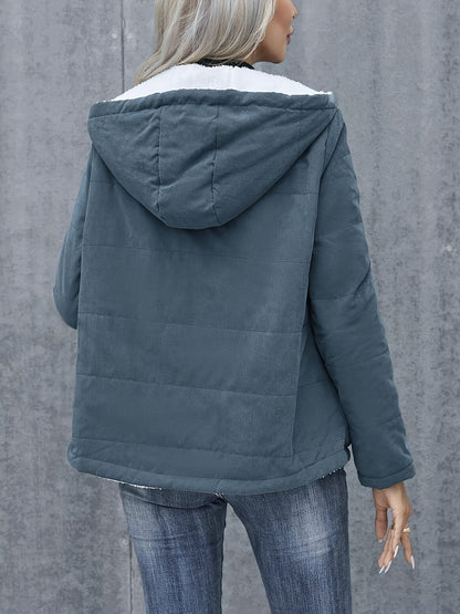 Women Hooded Lightweight Coat Clothes Outwear, Warm Winter Wear- Perfect for Casual Days