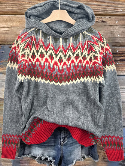 Arctic - Trui met Capuchon - Jacquard