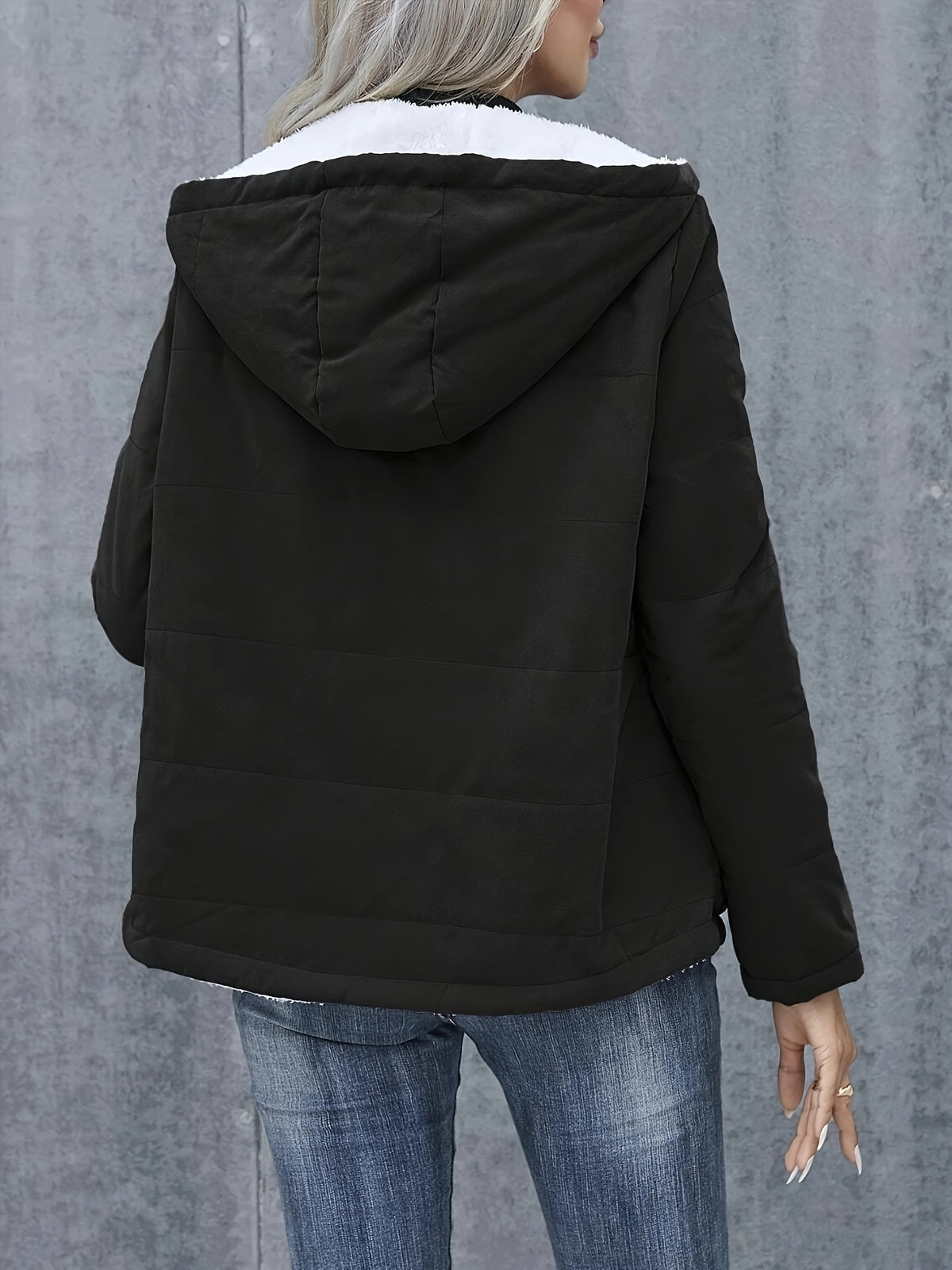Women Hooded Lightweight Coat Clothes Outwear, Warm Winter Wear- Perfect for Casual Days