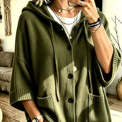 Elegant Casual Pocket Cardigan for Women