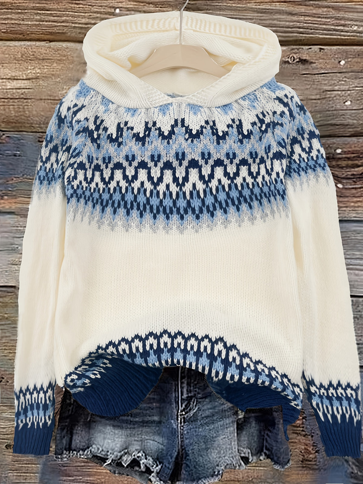 Arctic - Trui met Capuchon - Jacquard