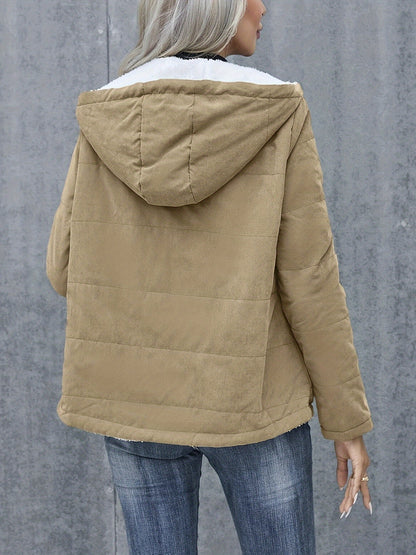 Women Hooded Lightweight Coat Clothes Outwear, Warm Winter Wear- Perfect for Casual Days