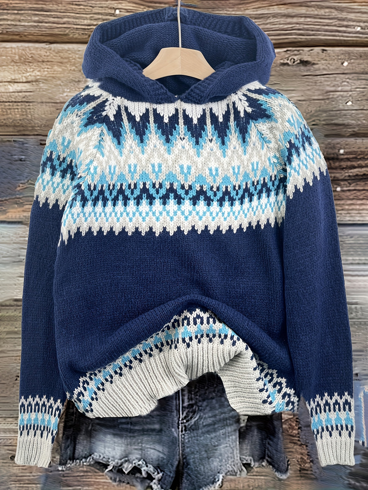 Arctic - Trui met Capuchon - Jacquard