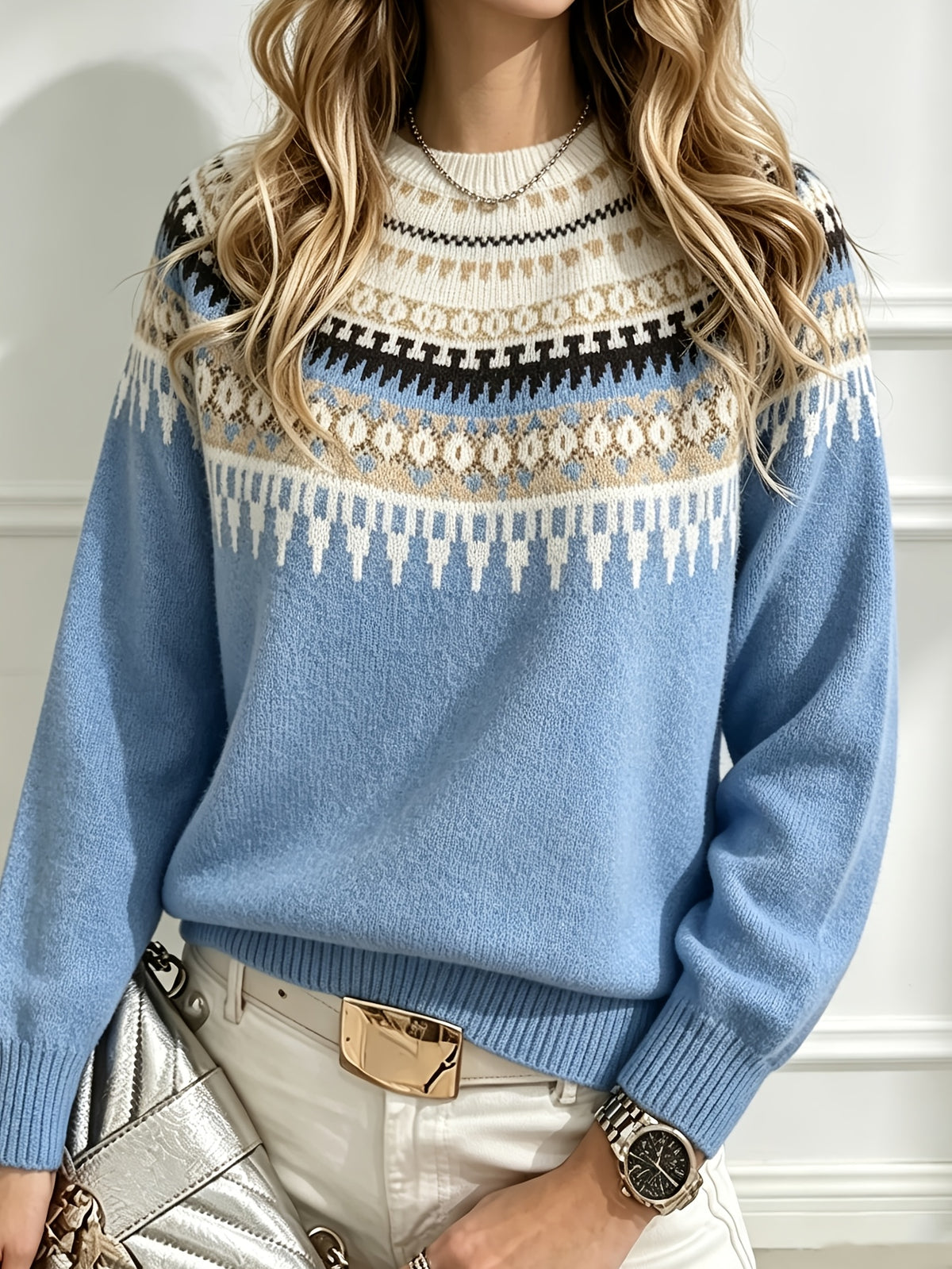 Early Spring Letter | Fair Isle Jacquard Knitwear