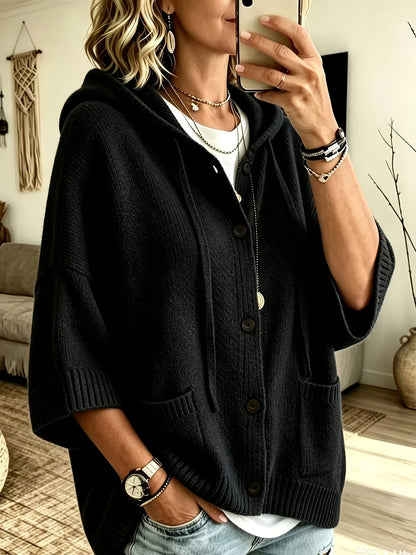 Elegant Casual Pocket Cardigan for Women