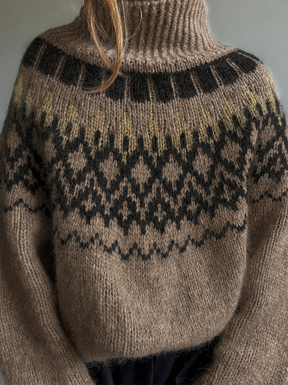 Emma - Vintage Loszittende Trui