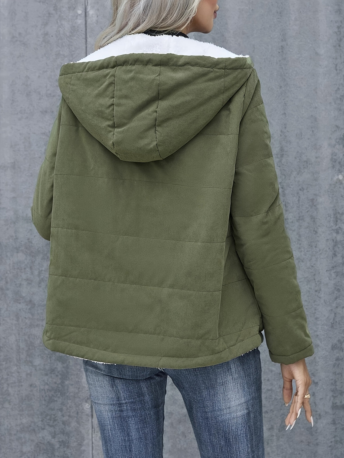 Women Hooded Lightweight Coat Clothes Outwear, Warm Winter Wear- Perfect for Casual Days