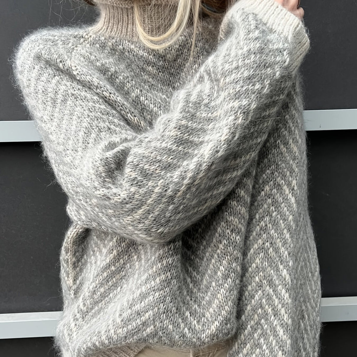 Autumn Winter New High-Neck Pullover Sweater Loose Casual Daily Outfit [ZCDX25]