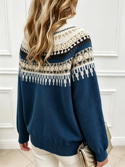 Early Spring Letter | Fair Isle Jacquard Knitwear