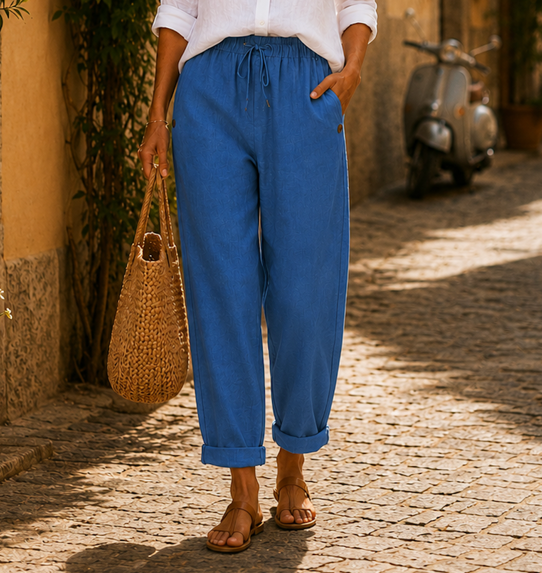 Rosa | Lichte Linnen Broek