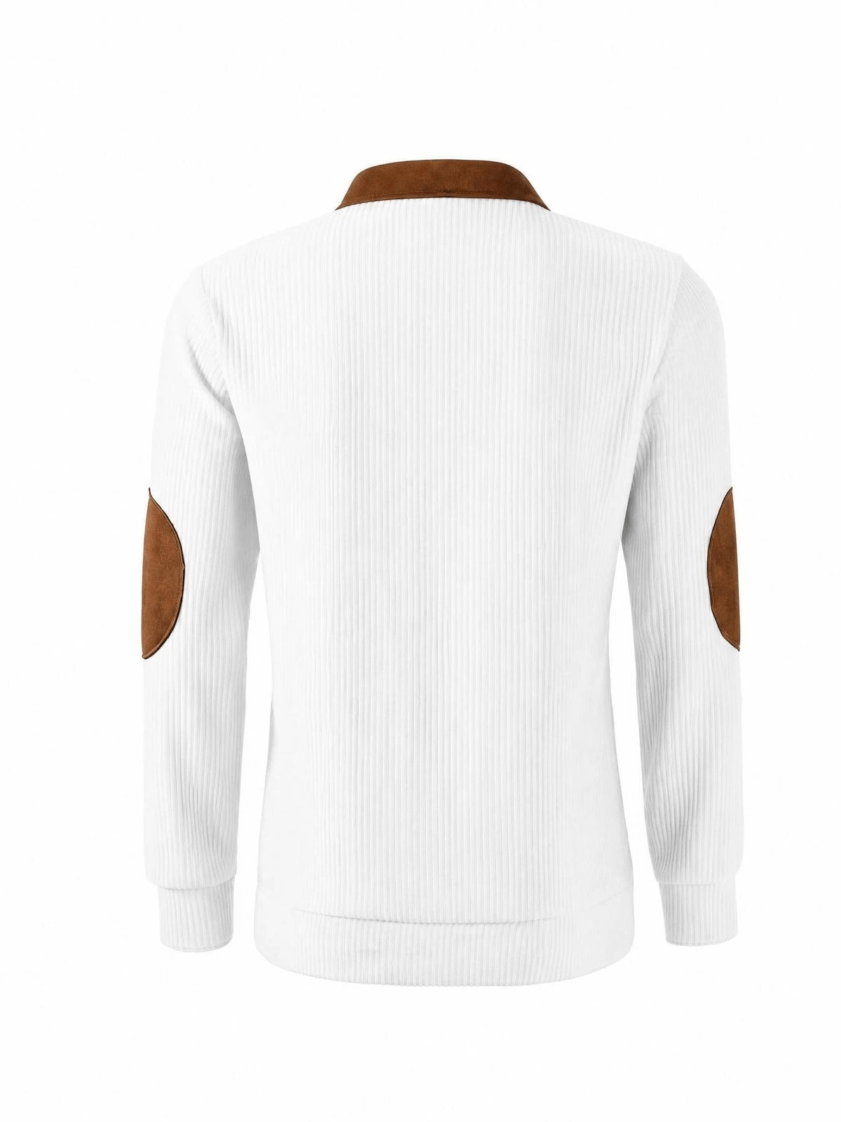 Autumn Winter Men'S Long Sleeve Jacquard Knit Sweater Christmas Gift Thick Contrast Striped Casual Stand Collar Zipper Pullover