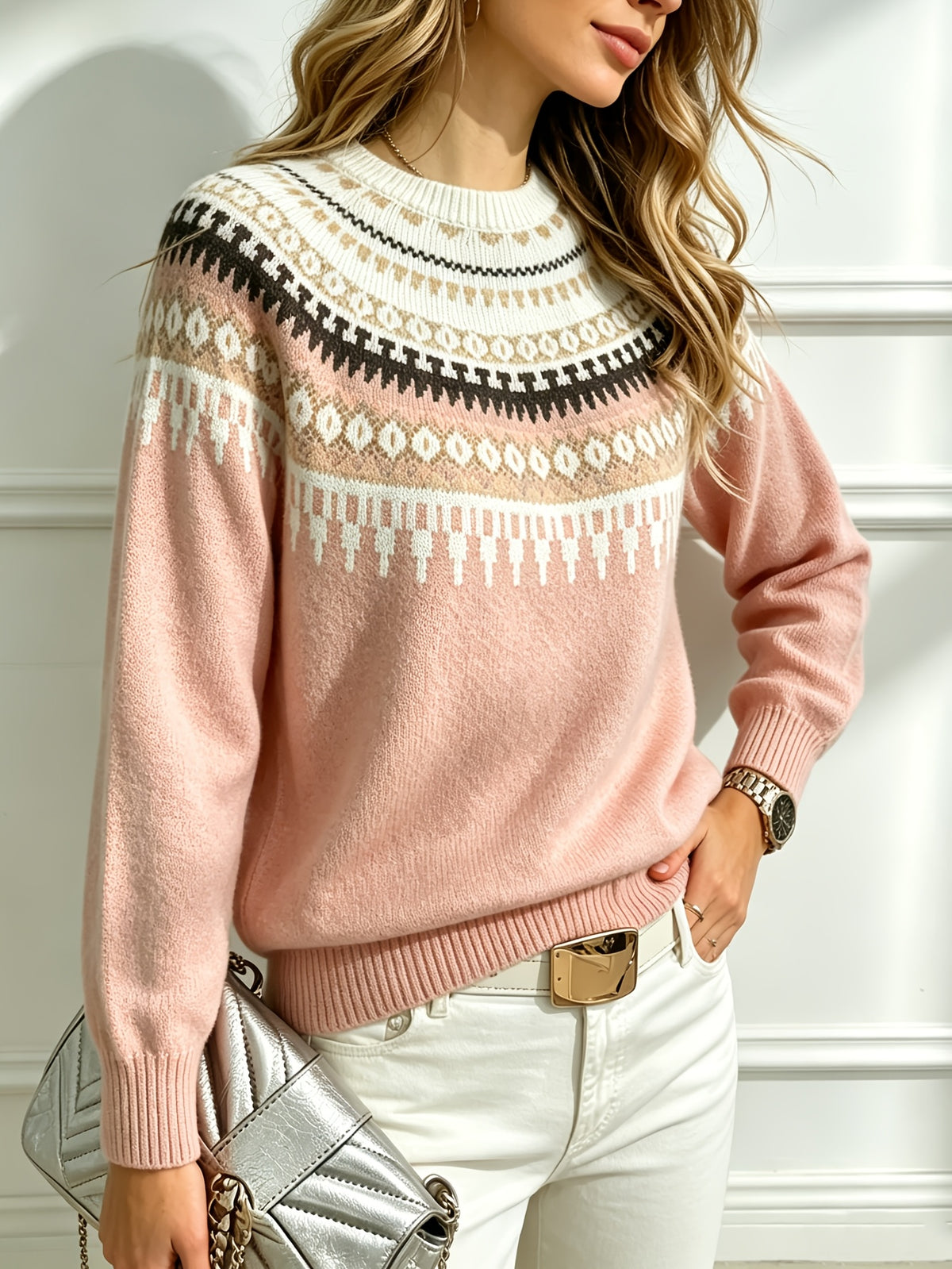 Early Spring Letter | Fair Isle Jacquard Knitwear