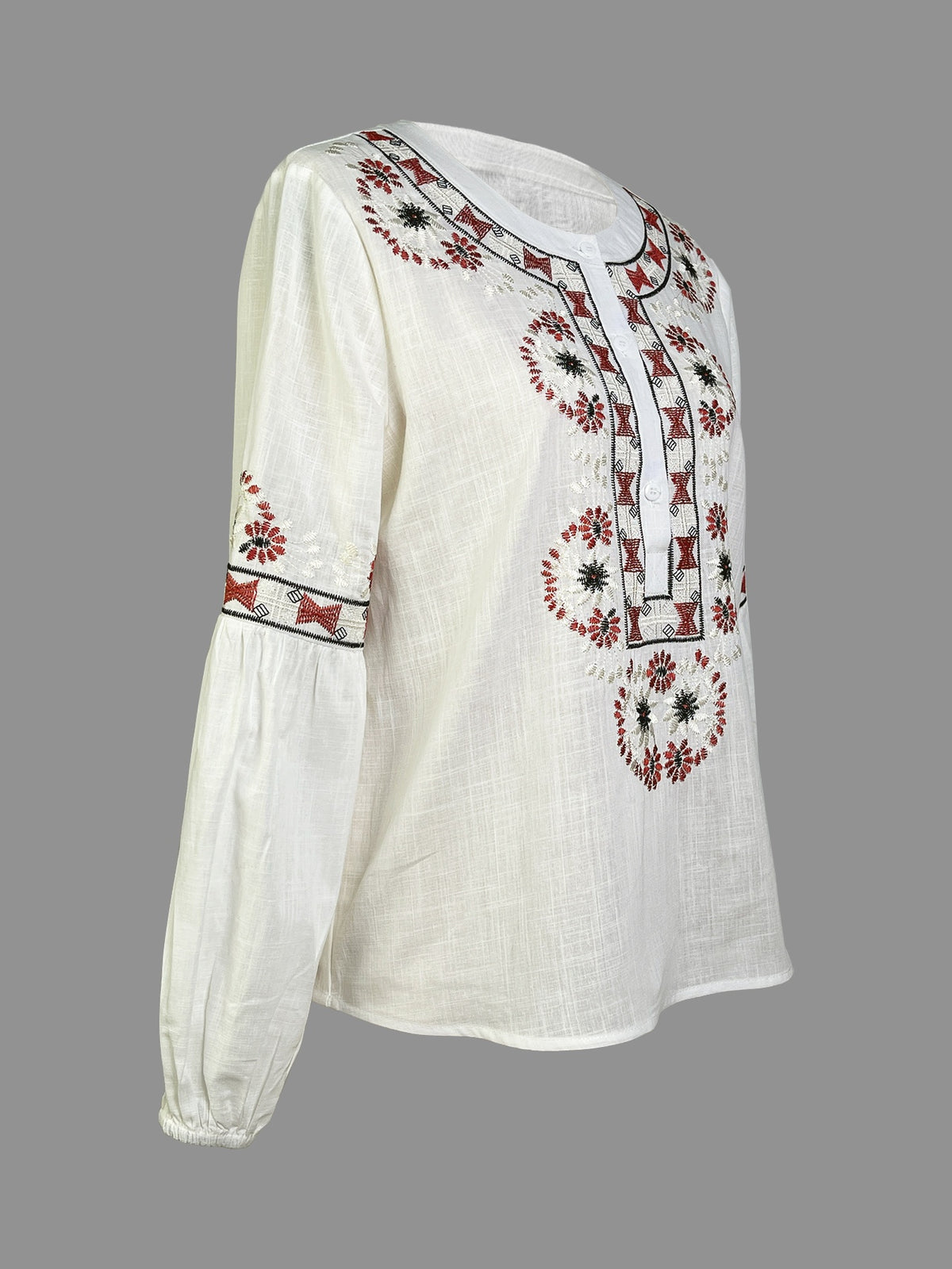 Celine | Vintage Blouse met V-hals