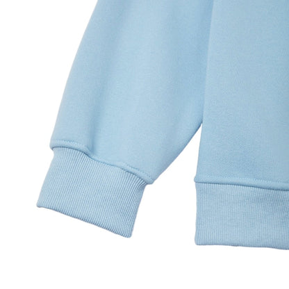 Relaxed Crew Neck Cotton Sweatshirt
