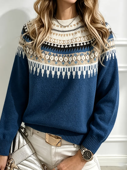 Early Spring Letter | Fair Isle Jacquard Knitwear