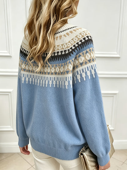 Early Spring Letter | Fair Isle Jacquard Knitwear