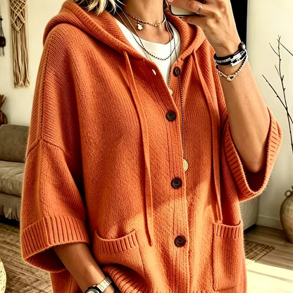 Elegant Casual Pocket Cardigan for Women