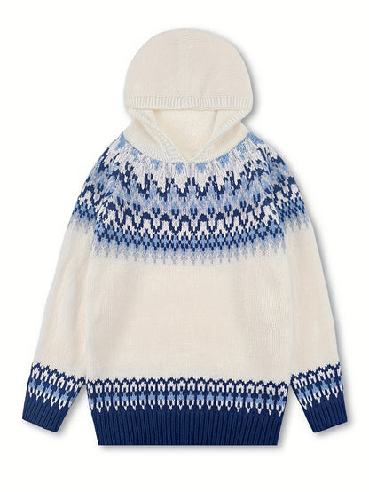 Arctic - Trui met Capuchon - Jacquard