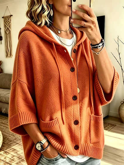 Elegant Casual Pocket Cardigan for Women